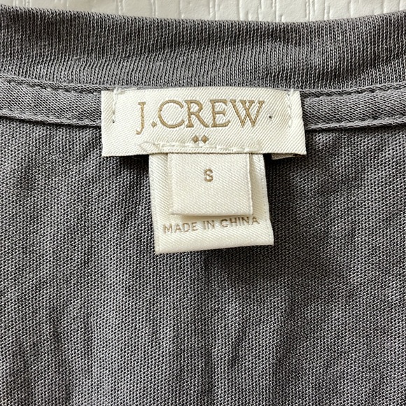 NWOT J Crew Sparkly Sequin Shell Tank Top Crew Neck Sleeveless Blouse Grey Small - Picture 10 of 10